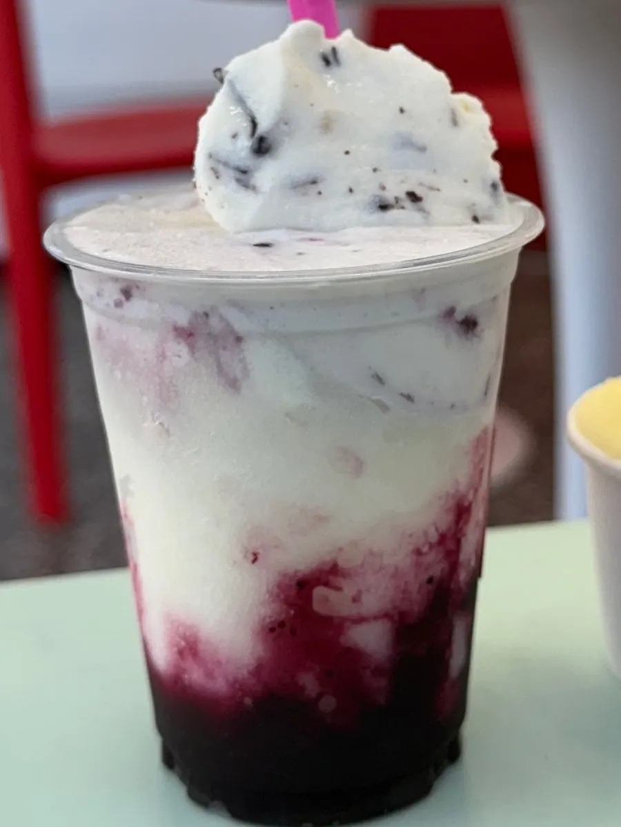 Mild soft tofu gelato
