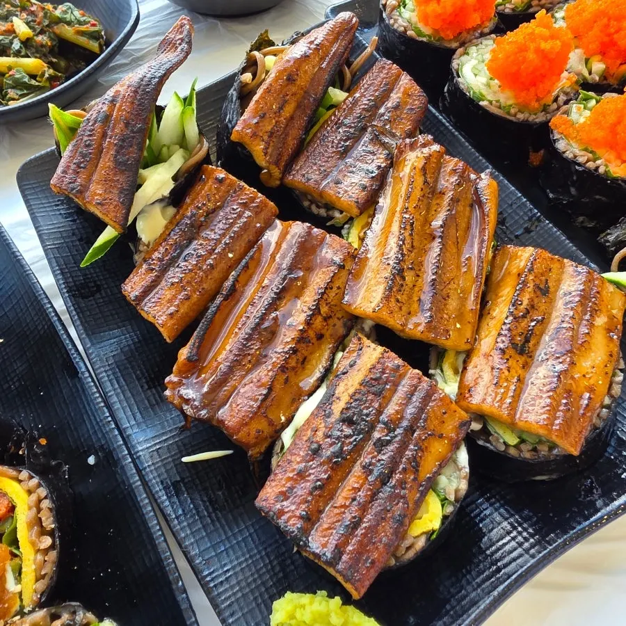 데리야끼 바다장어 토핑 장어 메밀김밥