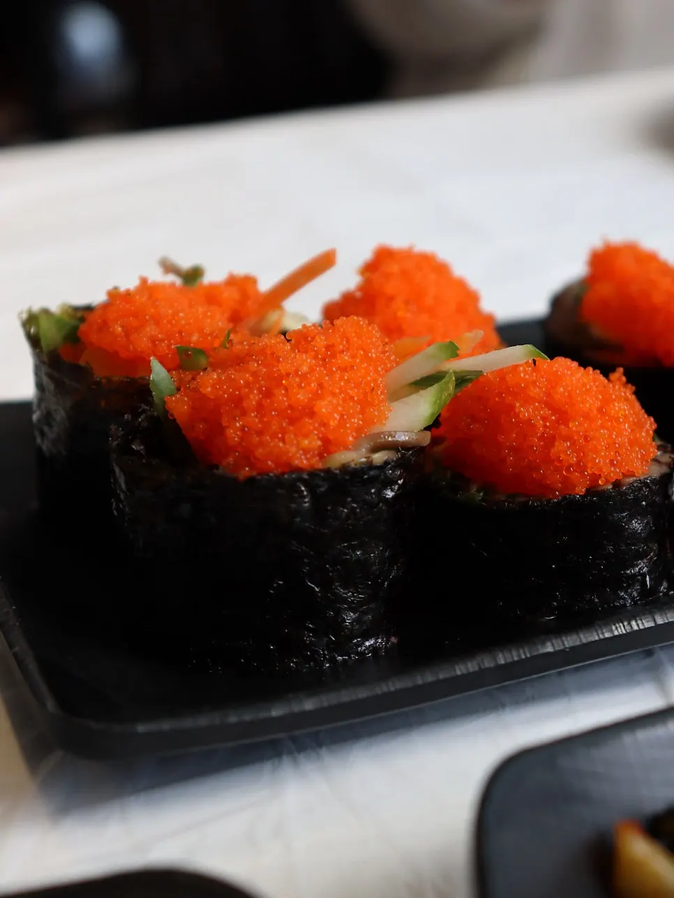 간장제육 메밀김밥 클로즈업