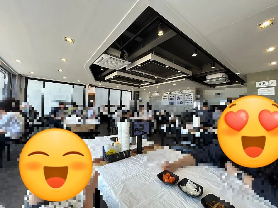 Interior of Gossi's Donghae Makguksu with spacious table layout