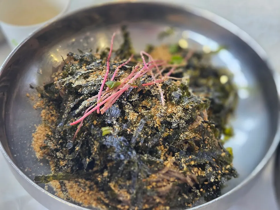 Perilla oil makguksu made with master-grade perilla oil