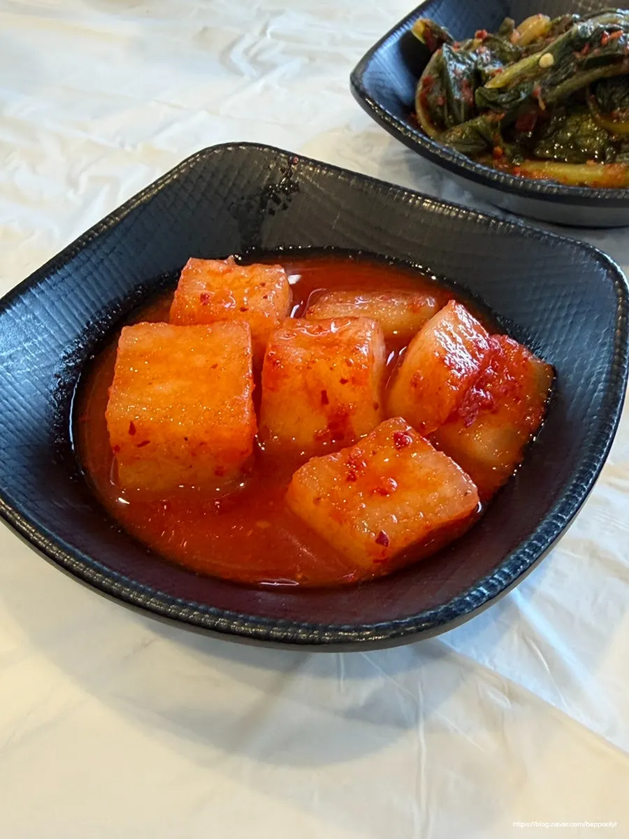Kimchi served as a basic side dish