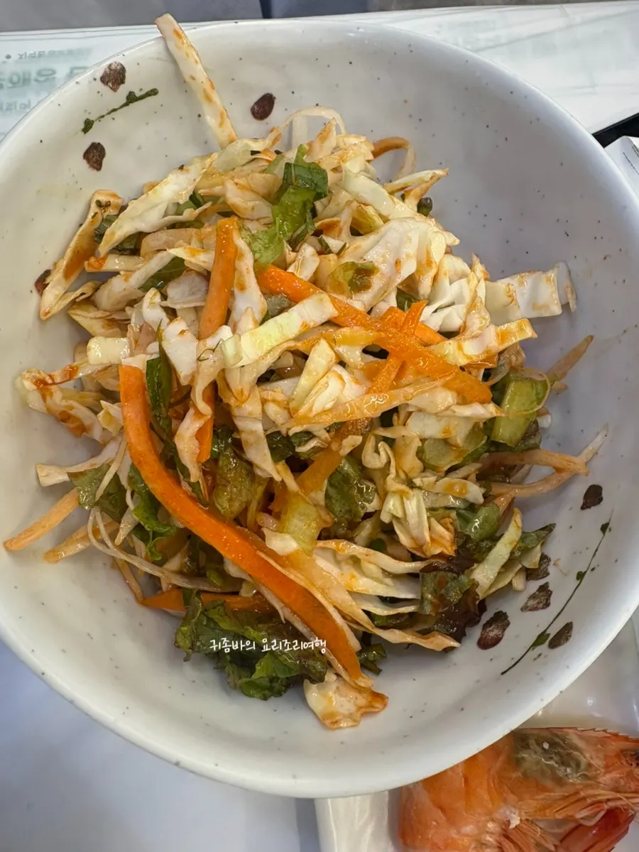 Generous serving of seasoned vegetables