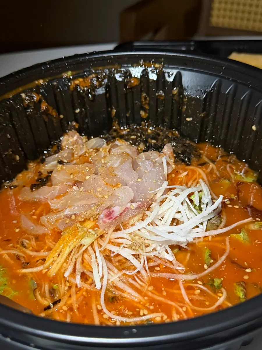 A generous bowl of cool mulhoe