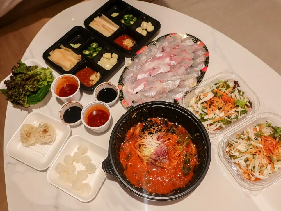 องค์ประกอบเซ็ตคุ้มราคาโมดึมฮเวและมุลฮเว