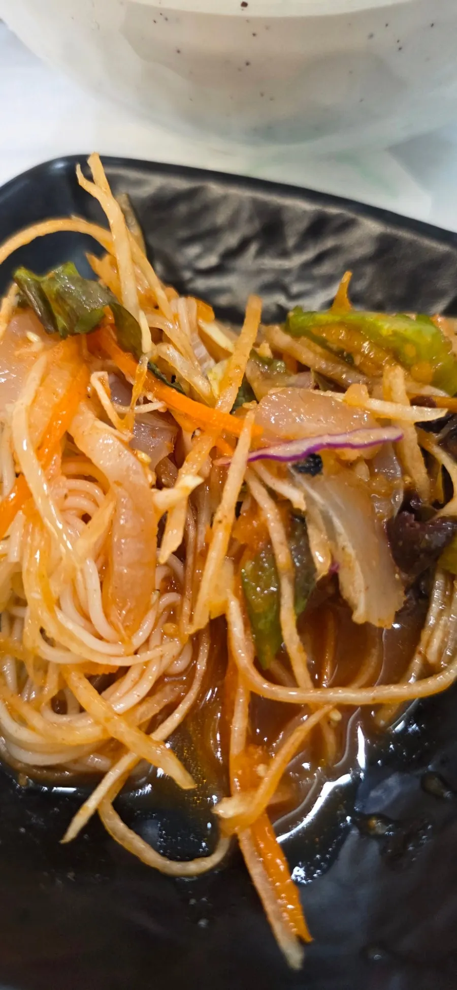 Mulhoe with wheat noodles mixed in