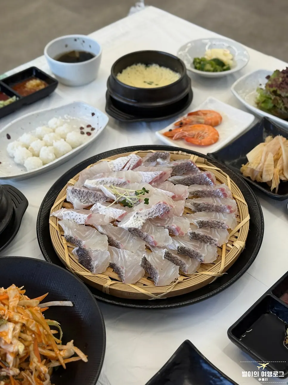 Plate of the budget red sea bream yubiki set