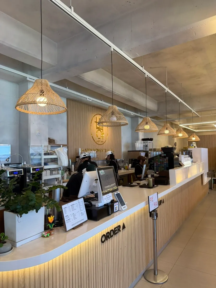 Open-plan interior view of Baegya Coffee's 1st floor