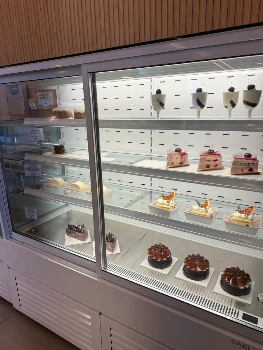 Display of sandwiches and pizza-style breads