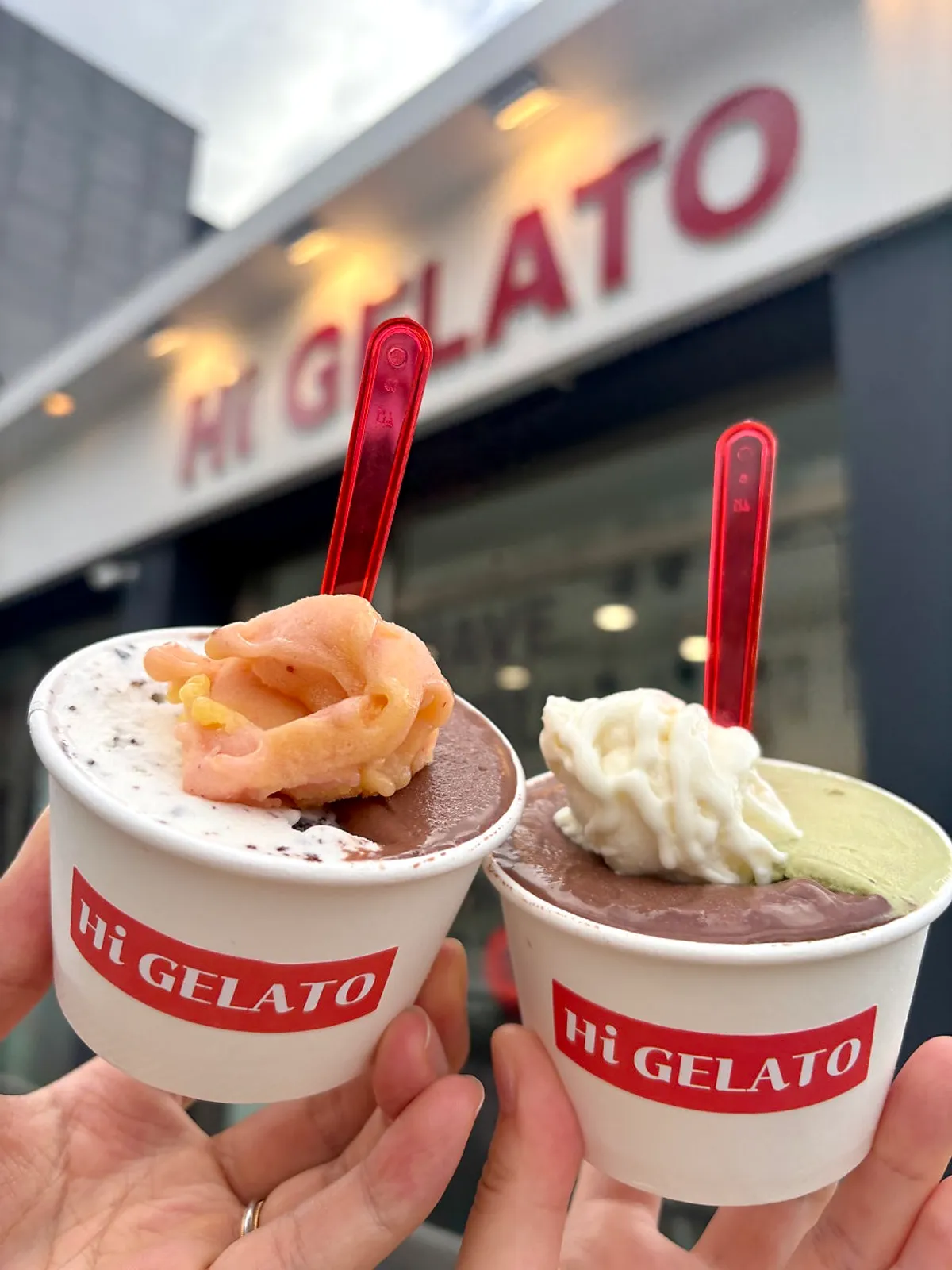 Gelato cup from Hi Gelato, a Gangneung dessert spot