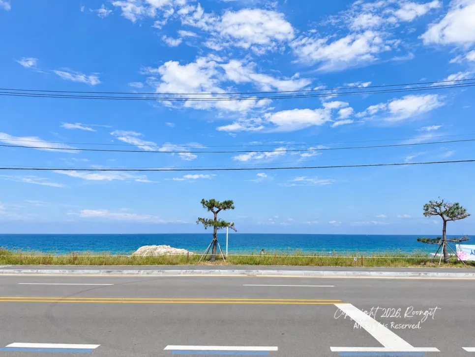 Ocean view from the Burger Bar terrace