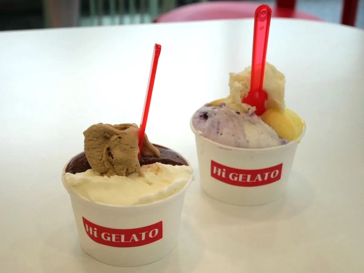 Hi Gelato, a gelato café near Gangneung Central Market
