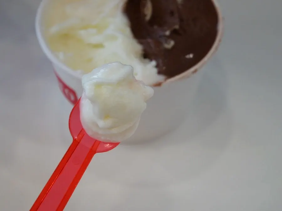 Large cup with Gangneung Coffee Edition, Riso, and Bellona Dark Choco