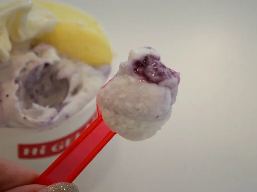 Close-up of Sundubu gelato at Hi Gelato