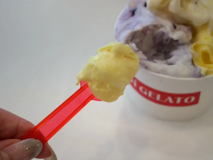 Corn Supernova gelato at Hi Gelato