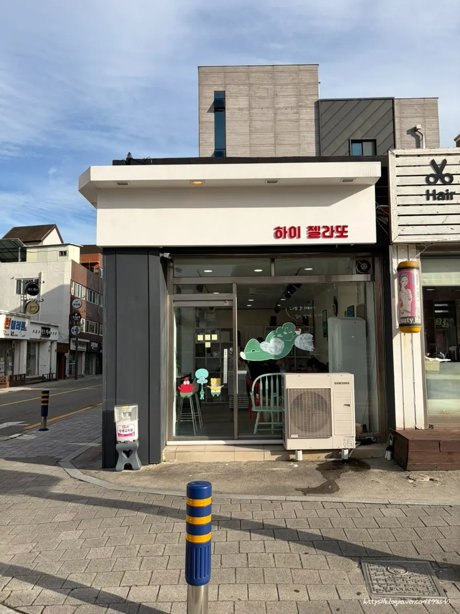 강릉 중앙시장 하이젤라또 젤라또 컵