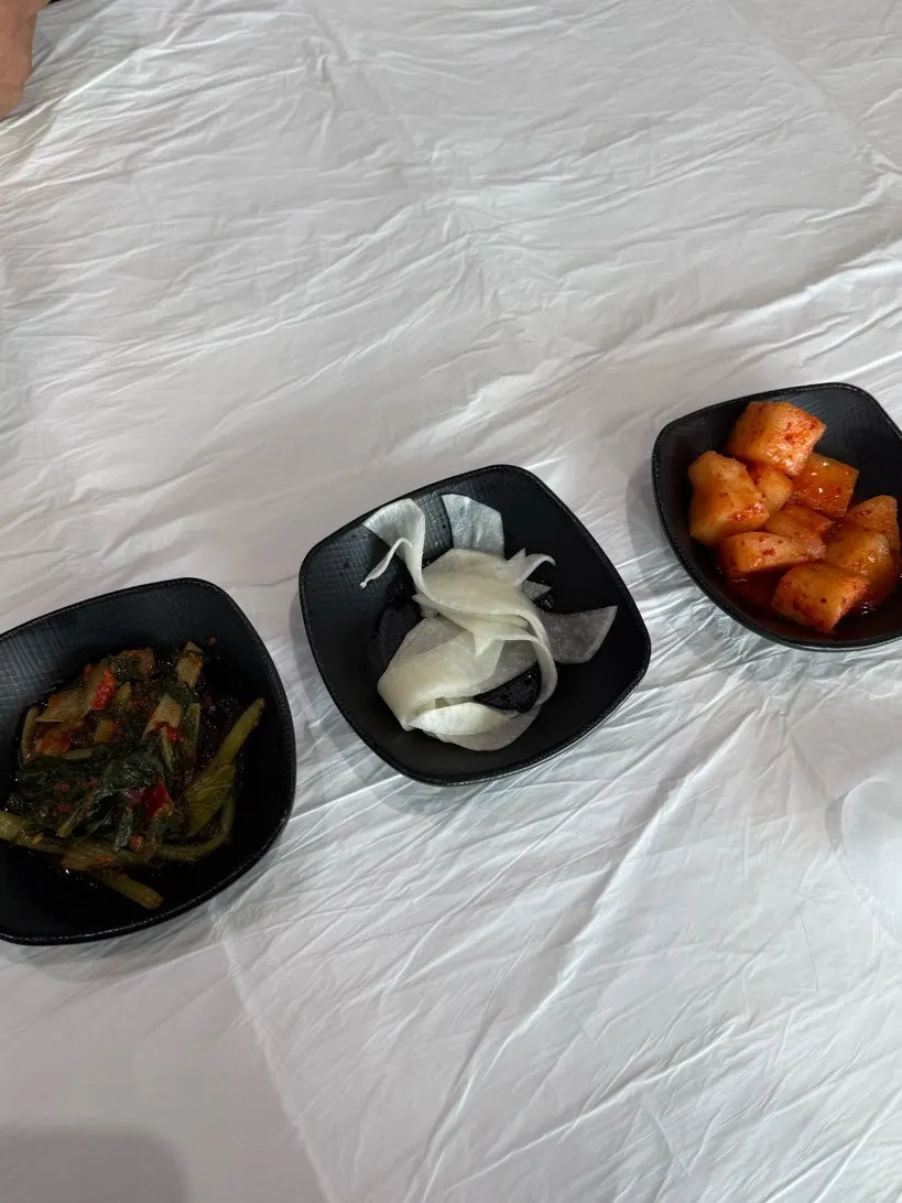 막국수와 순두부칼국수 주문 내역