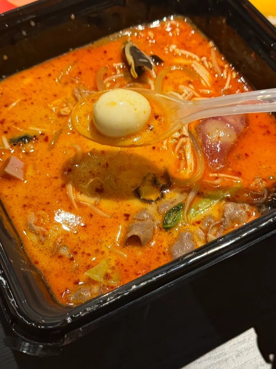 Various ingredients in malatang