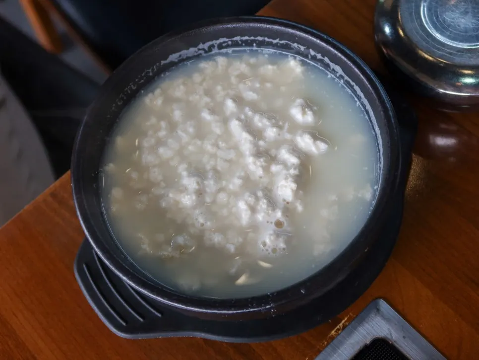 A bowl of Chodang sundubu at Matdeurin