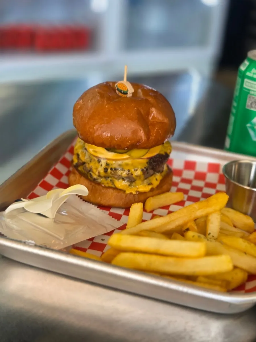 Double Moana Burger with two patties