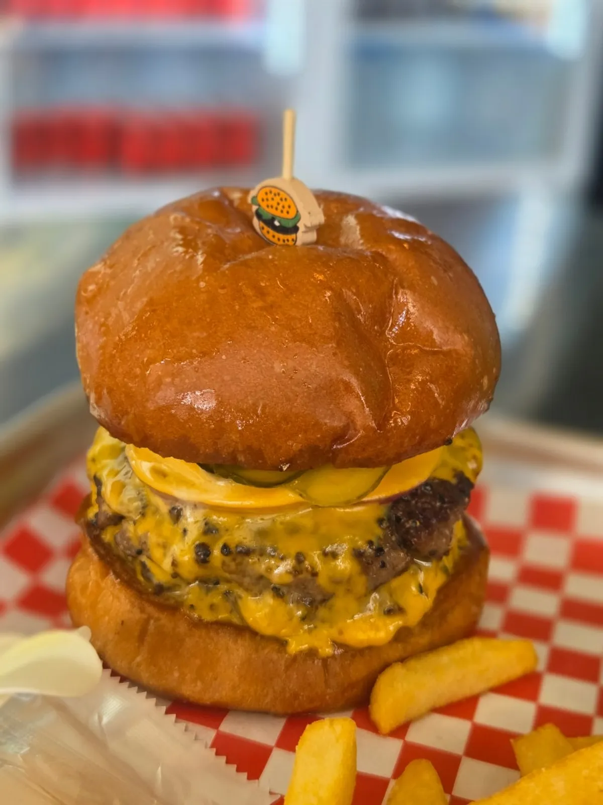 Cross-section of the thick Double Moana Burger
