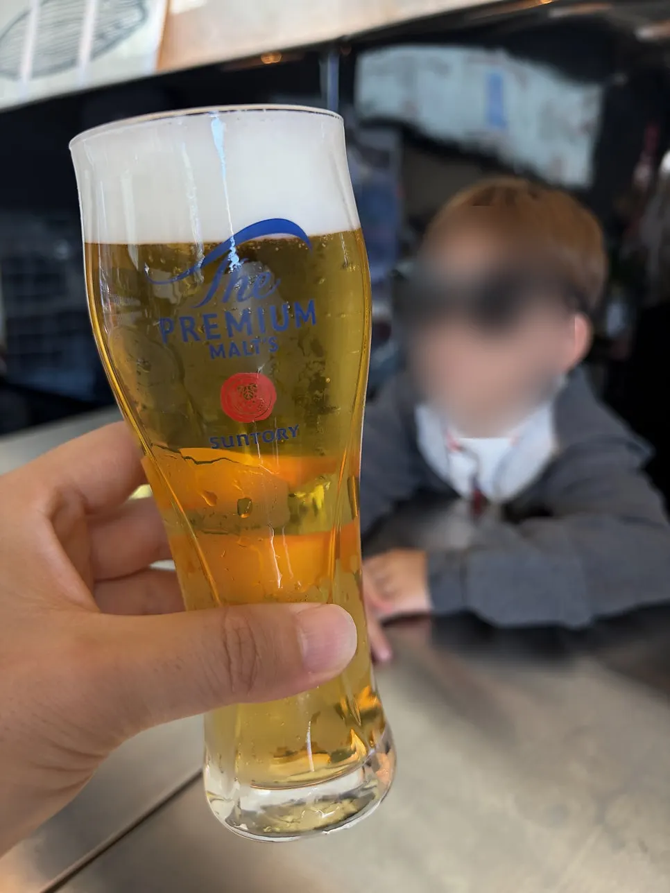 모아나버거 생맥주 한 잔