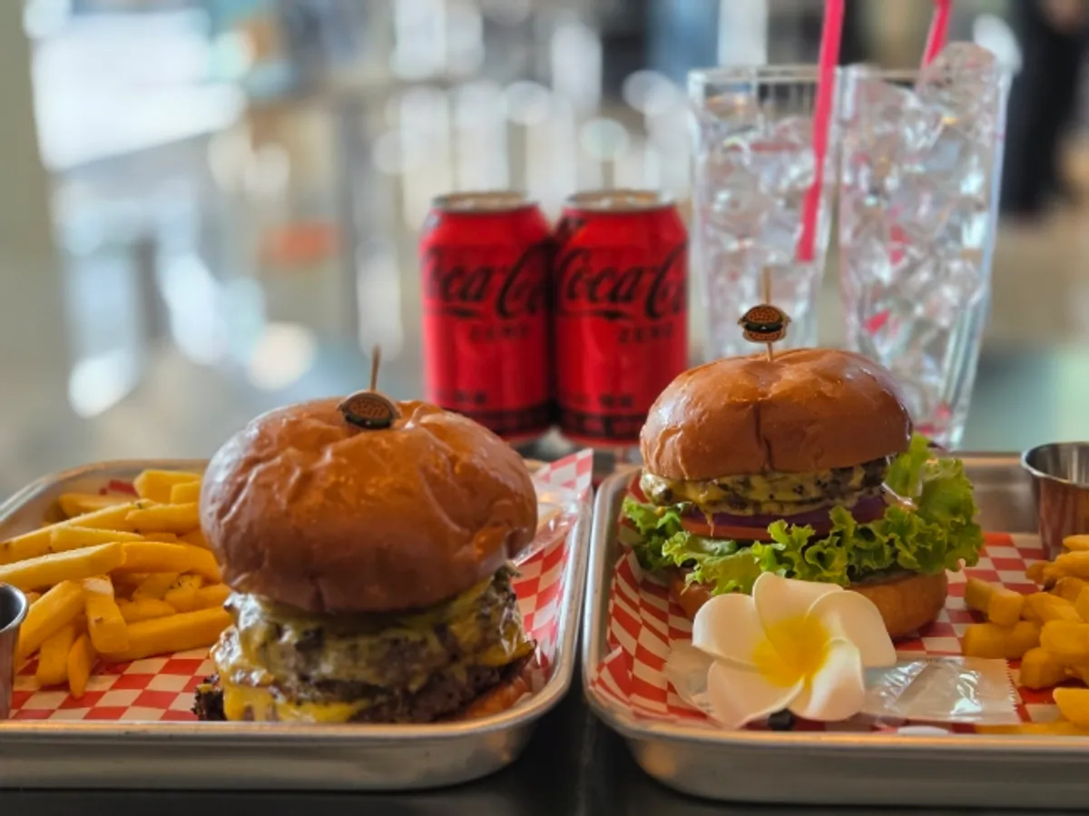 Moana Burger’s signature handmade burger in Gangneung