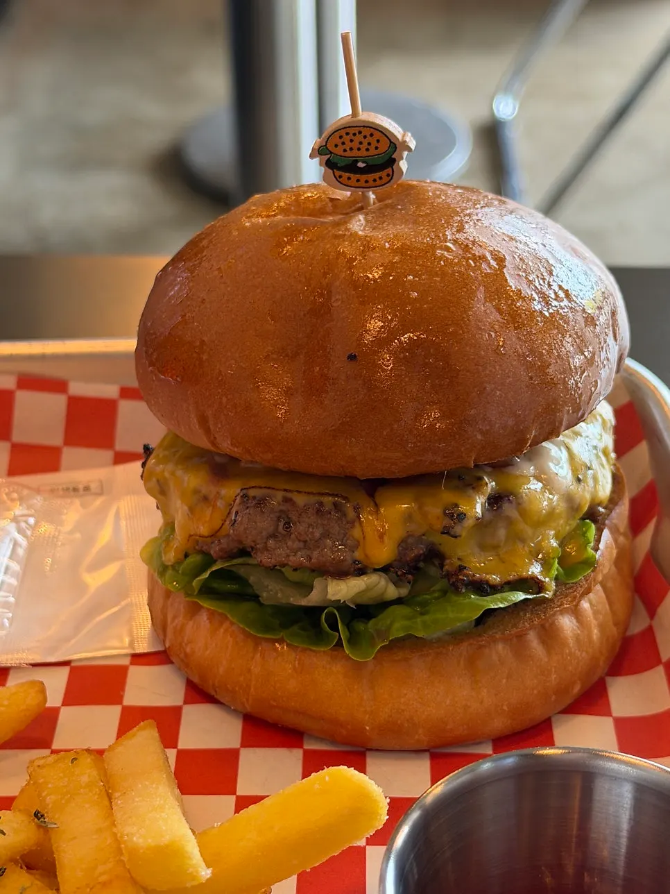 Cross-section of a juicy Moana Burger patty