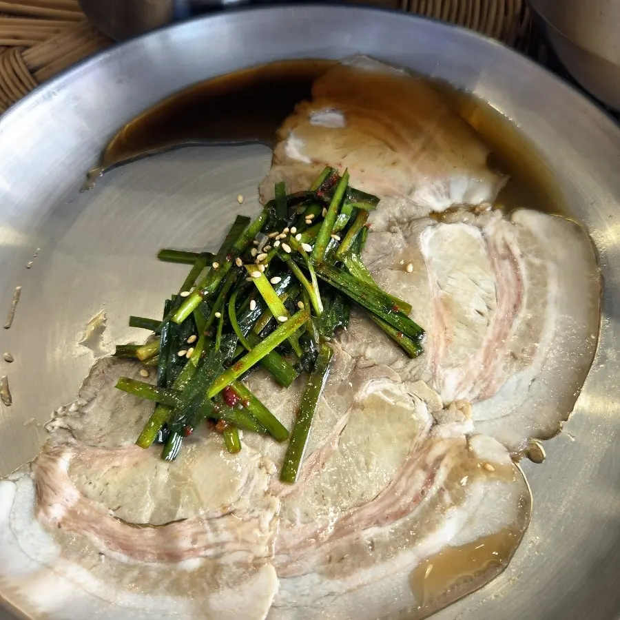 Complimentary whelk dish from the review event