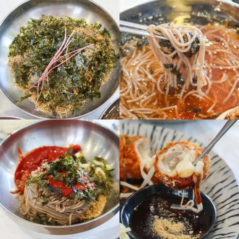 Featured photo of an ocean-view makguksu meal in Gangneung