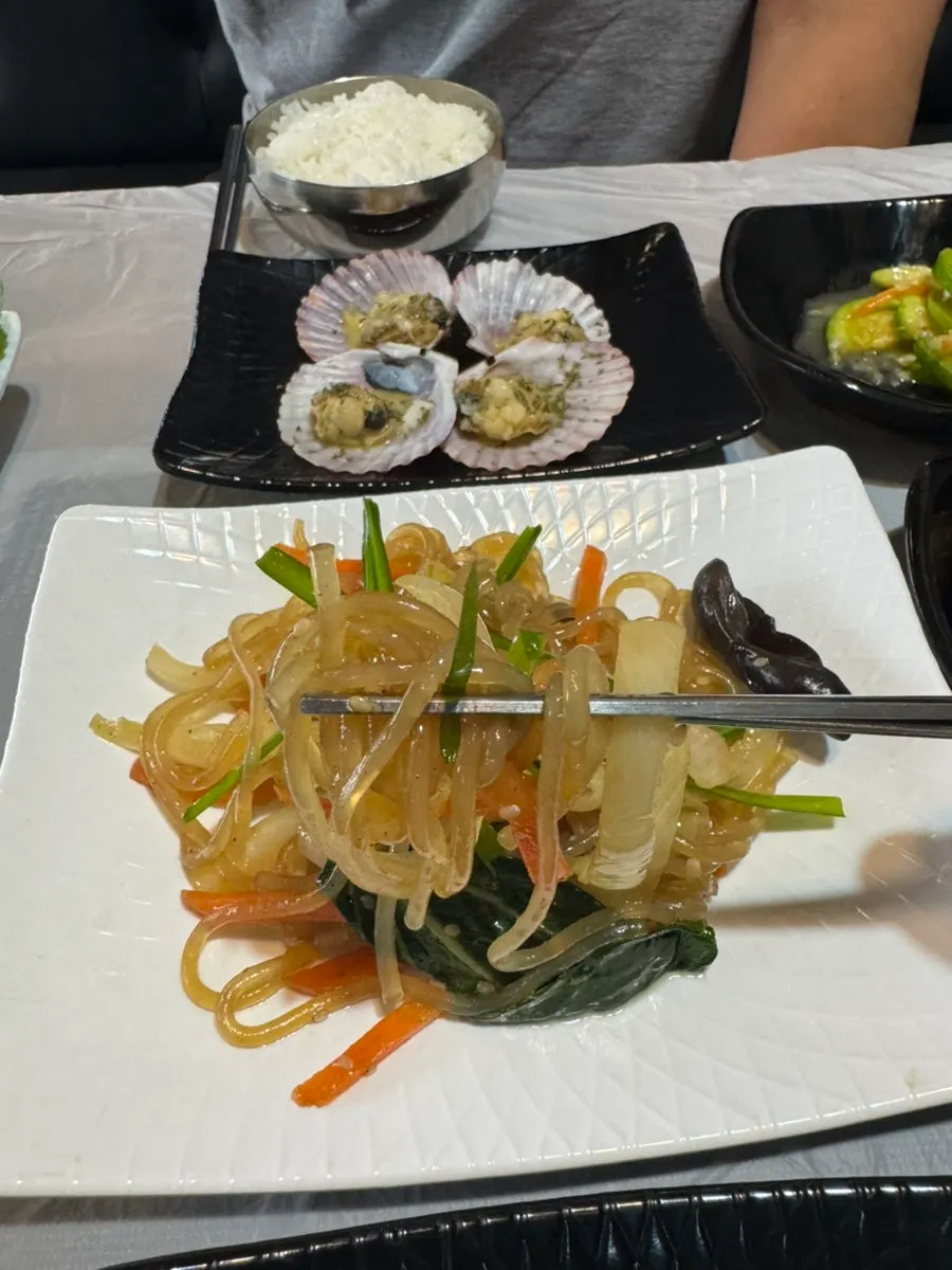 탱글한 당면의 잡채 반찬