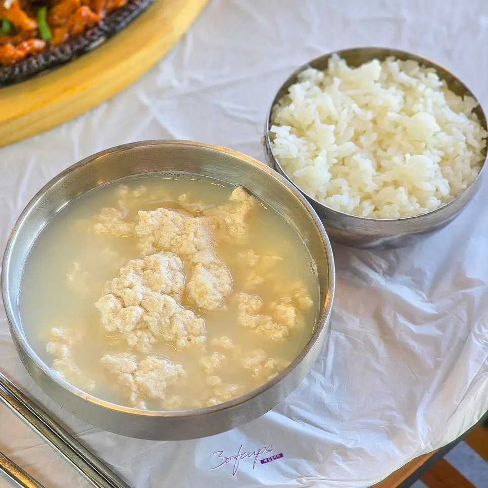 Generous portion of Chodang sundubu