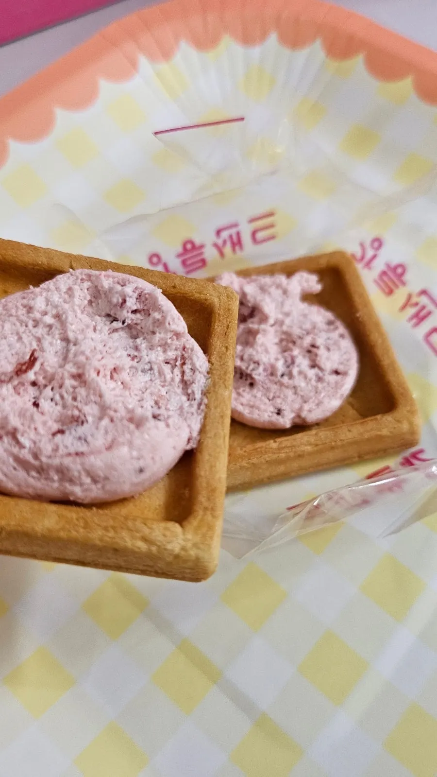 커피맛 강릉샌드 단면
