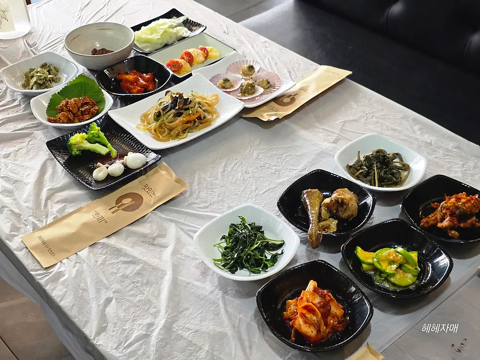 사임당 한상 식사 이미지