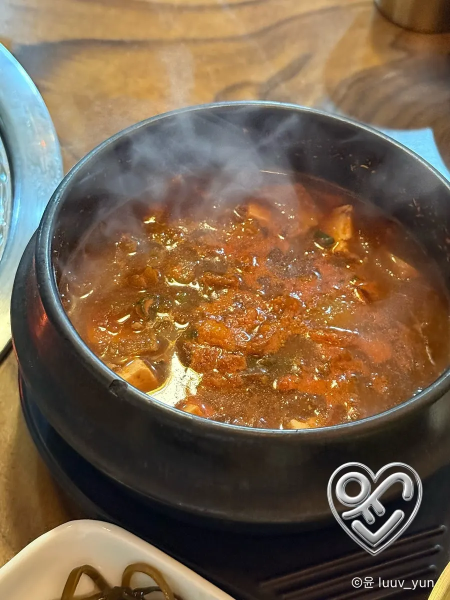 강릉옥 물냉면과 갈비 육쌈냉면 조합