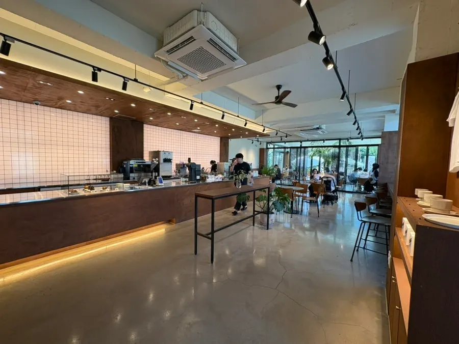 Coffee Dripper outdoor seating area