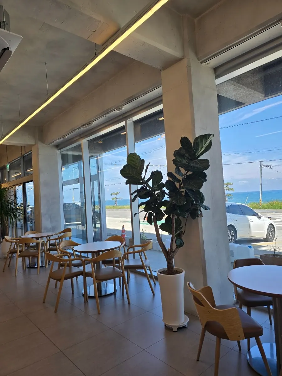 Baegya Coffee's stylish interior space