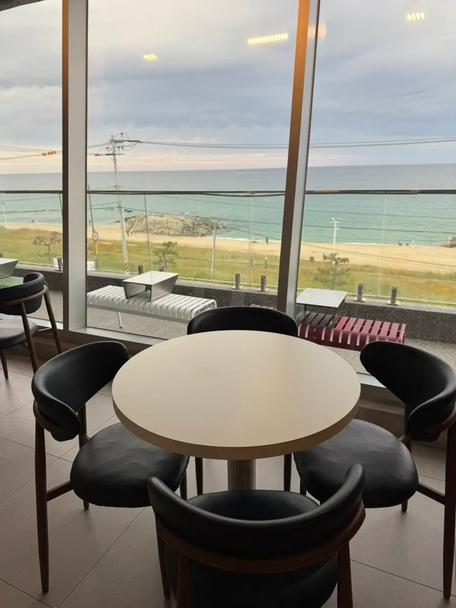 Sea view from the rooftop of Baegya Coffee