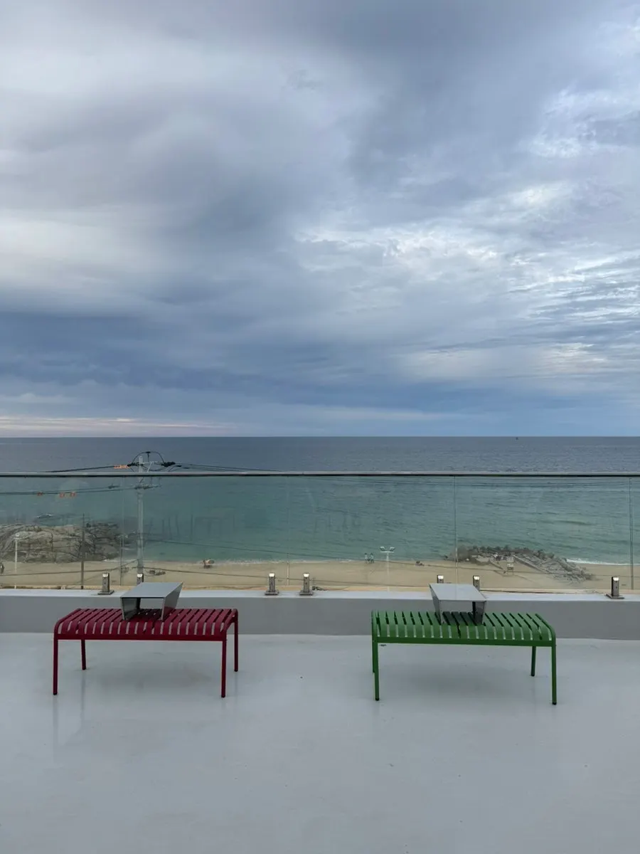 Sageunjin Beach viewed from the rooftop