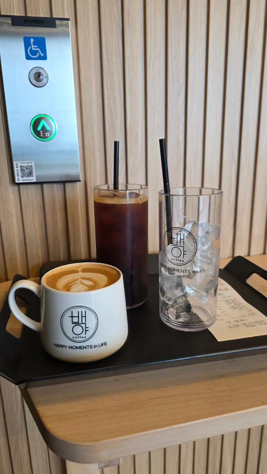 The bakery corner on Baegya Coffee's 1st floor