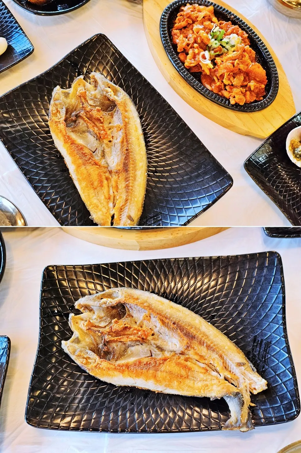 브로콜리와 꼴뚜기 데침 반찬