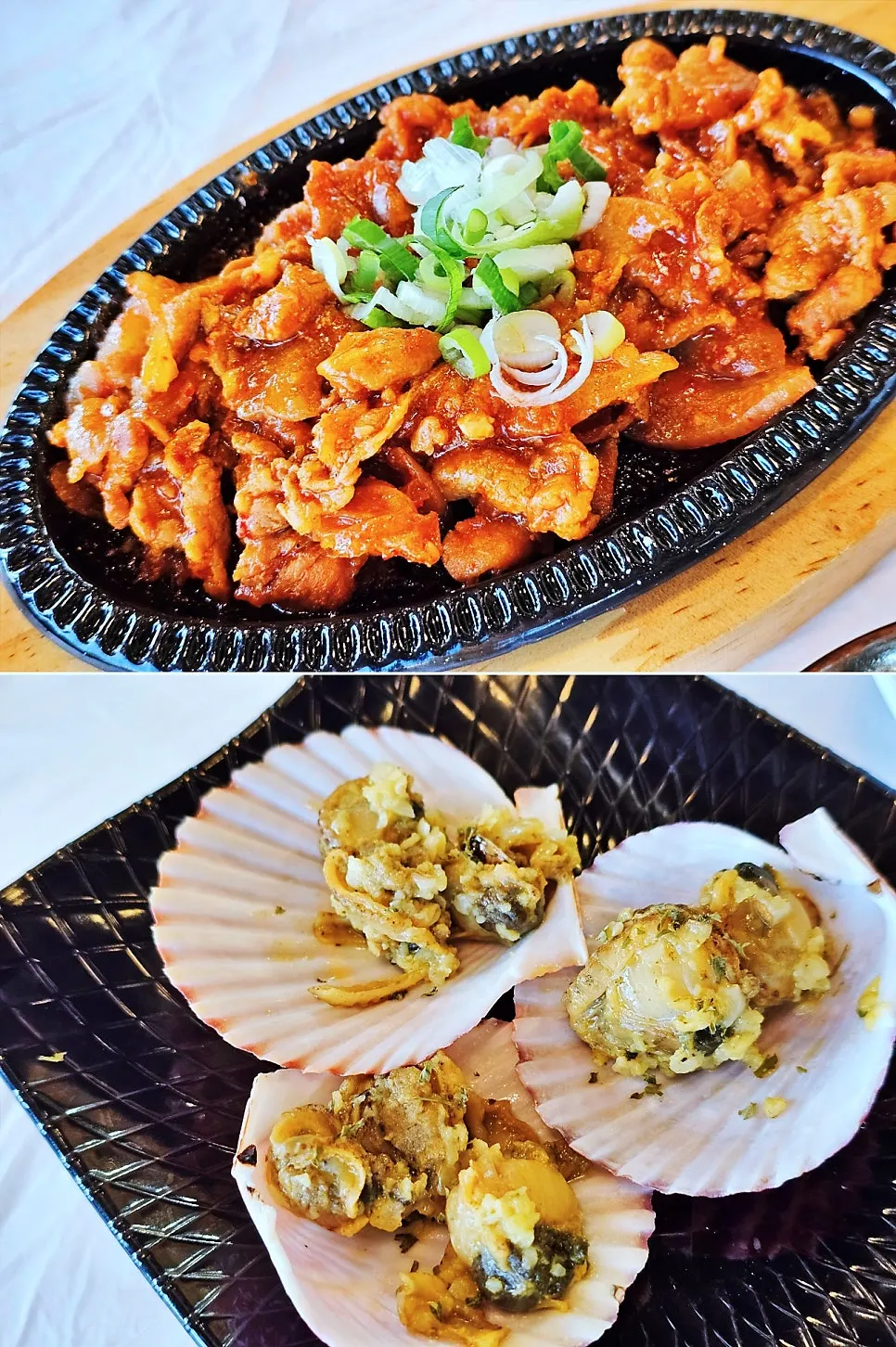 마늘버터 향의 가리비구이