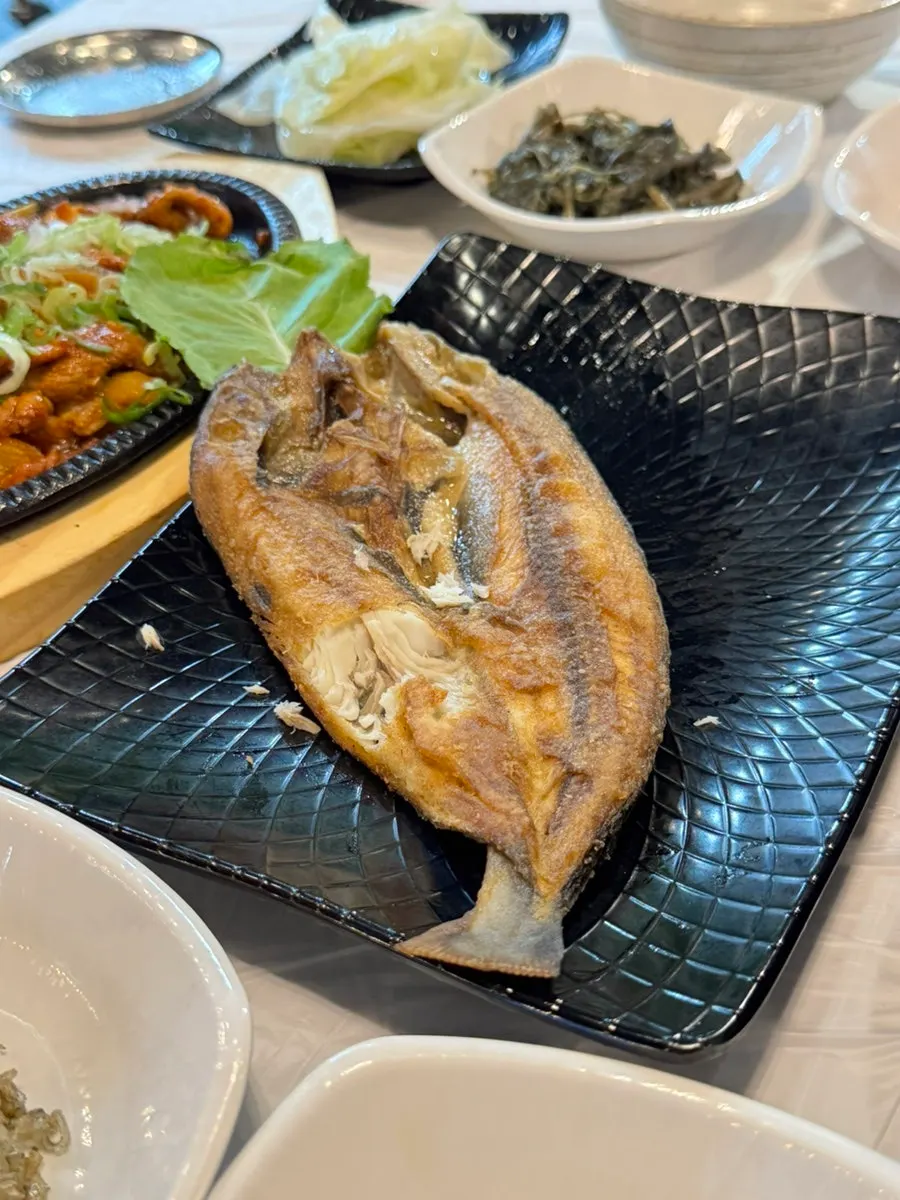 Soybean paste stew served with the Ojukheon set meal
