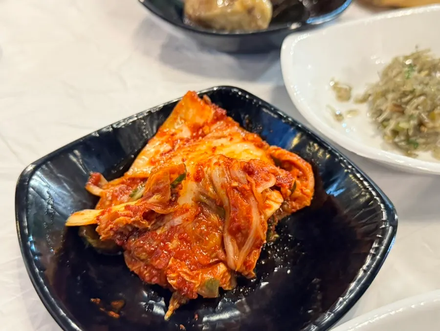 A bite of meat wrapped in cabbage