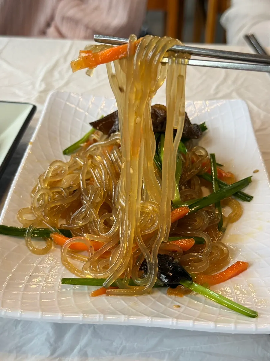 코다리조림과 더덕무침, 산나물 반찬