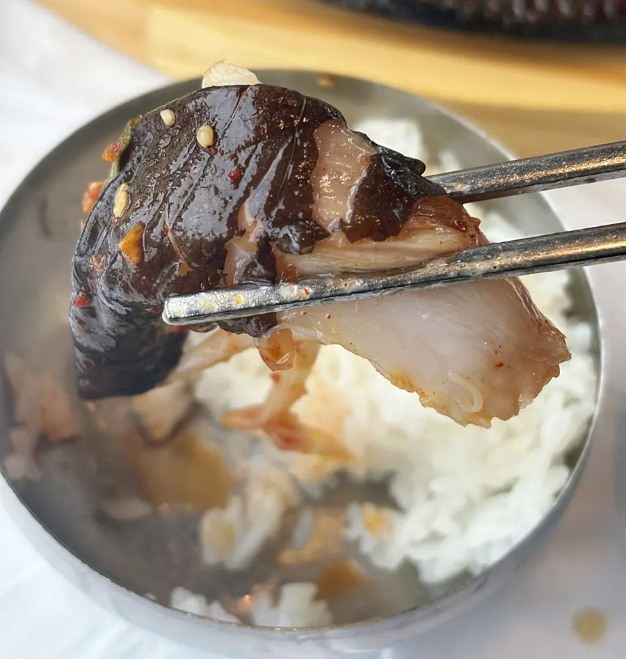 넉넉한 양의 초당순두부