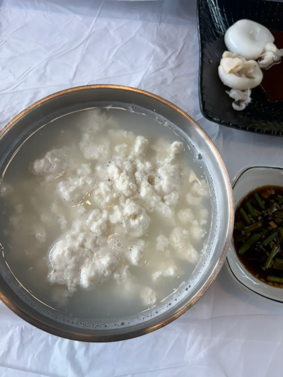 국물이 진한 미역국