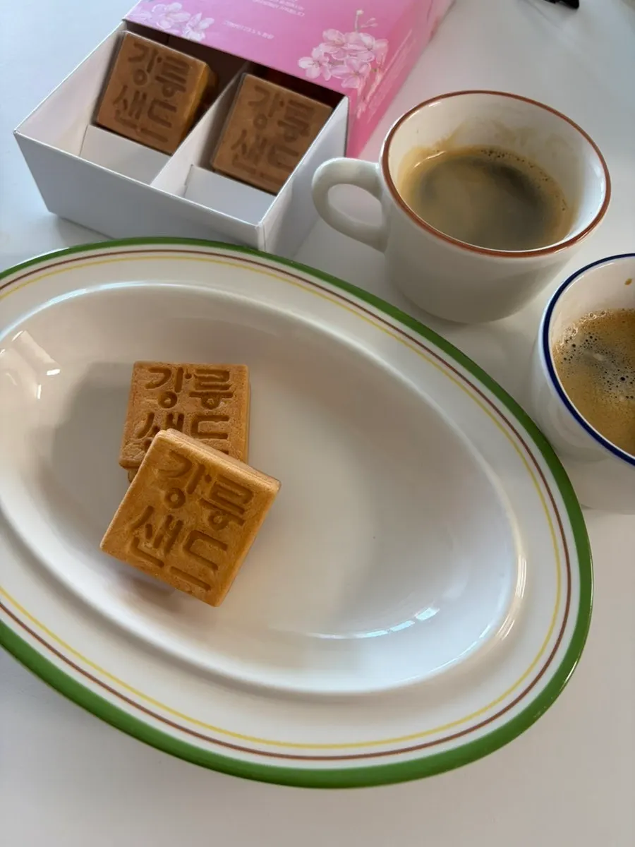 Gangneung Sand cookie sand plated
