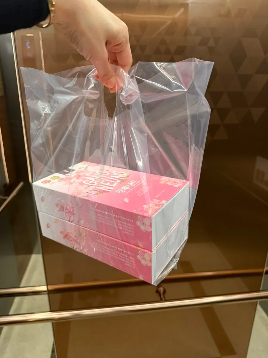 커피 곶감 초당옥수수 등 강릉샌드 6가지 맛 진열