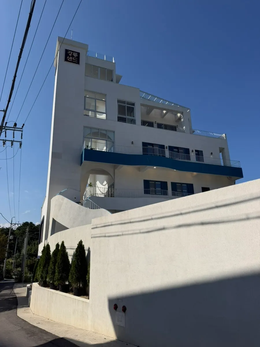 Quiet neighborhood scenery around Gangneung Sand Main Branch